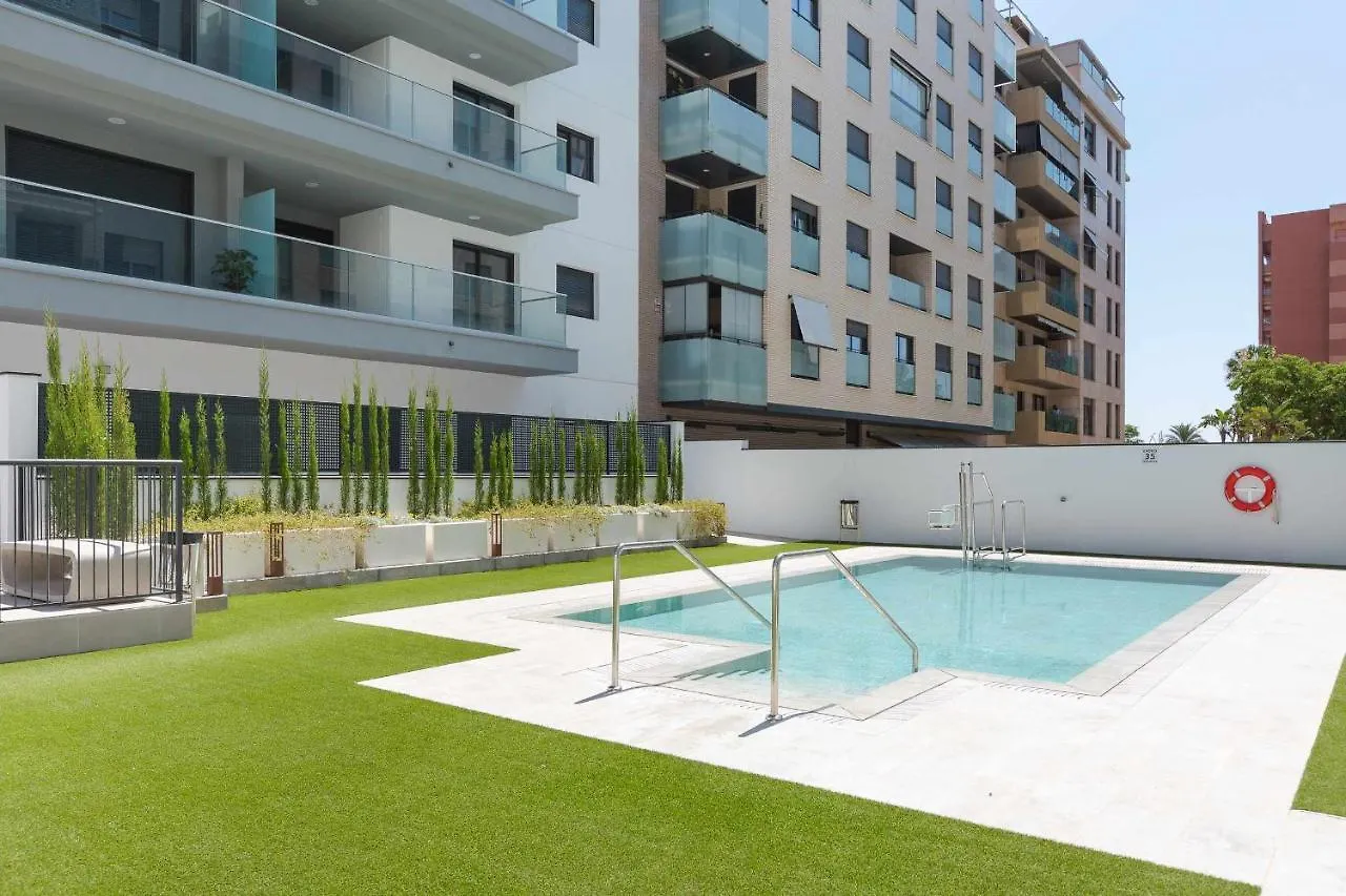 Apartment Sunny Art In Malaga Beach Spain